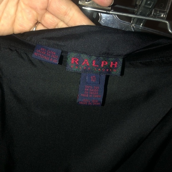 Ralph Lauren size 10 black silk  blend pencil skirt NWT - Picture 8 of 15